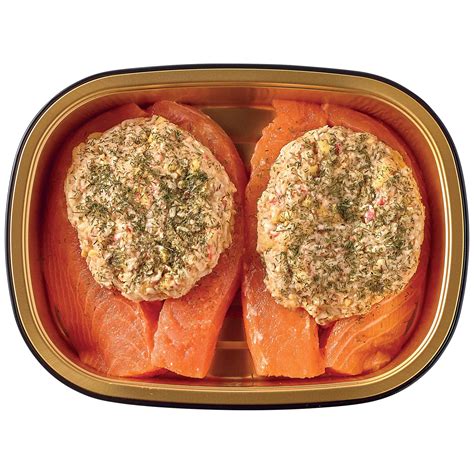 Meal Simple by H-E-B Crab-Stuffed Atlantic Salmon Fillets - Shop ...