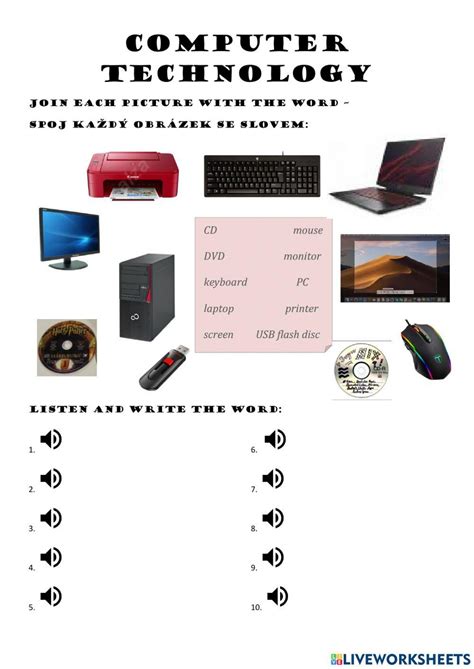 Computer Technology Worksheets 的图像结果