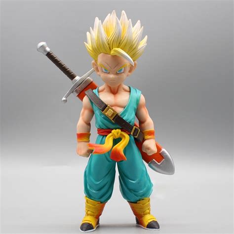 Trunks Dual Head Light Up Yellow Purple Hair 21cm Figure - Dragon Ball ...