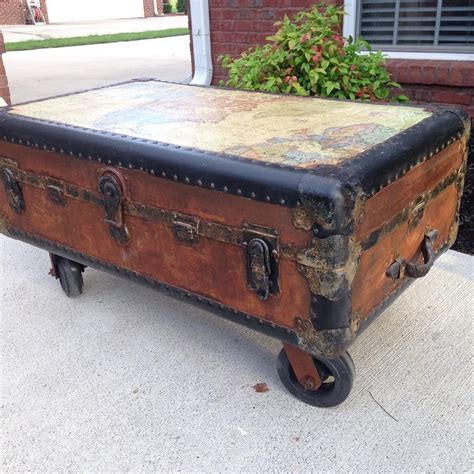 Vintage Trunk Coffee Table Diy at Jane Shepherd blog
