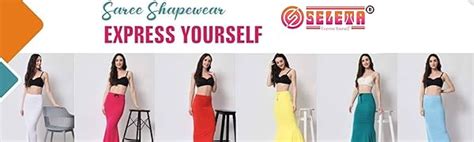 Buy SELETA - Women Fishcut Lycra Saree Shapewear/Petticoat for Women ...