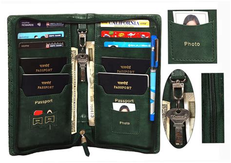 Sukeshcraft RFID Safe Holder for 4 PASSPORTS,6 Card,Currency,Boarding ...