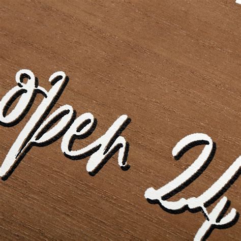Laundry Open 24/7 Veneer Box Wall Decor 24x8 | At Home