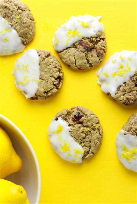 Lemon Oatmeal Cranberry Cookies | Sweet Loren's