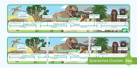 Dinosaurier - Zeitleiste