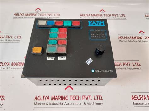 Karmoy Winch System Control Main Panel – Aeliya Marine Tech