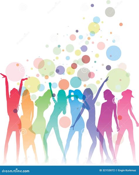 Ladies night stock vector. Illustration of abstract, copy - 32153072