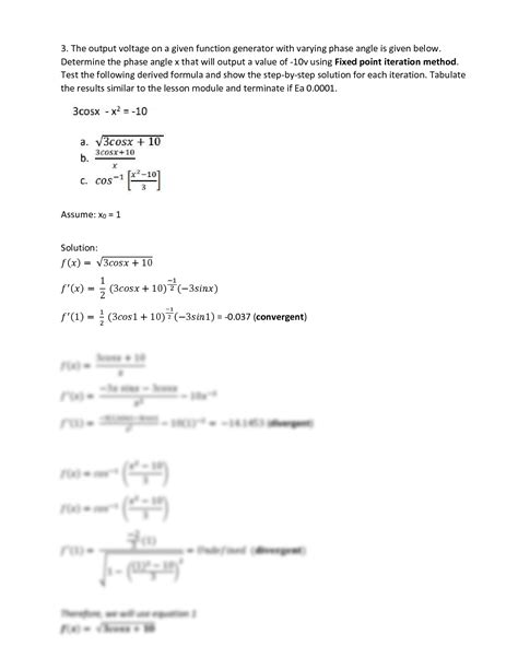 Simple Fixed Iteration Method 的图像结果