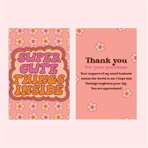 Cute Thank You Cards