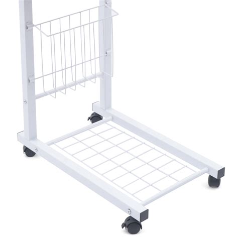 Bed Side Table Wheels Hospital Overbed Rolling Tray Sofa Side Desk ...