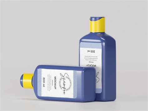 Shampoo bottle mockup | Premium PSD