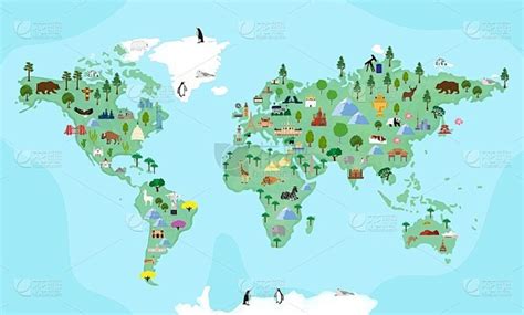 世界地图卡通 的图像结果