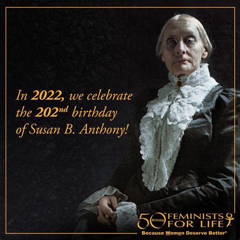 Susan B. Anthony: Herstory – Feminists for Life