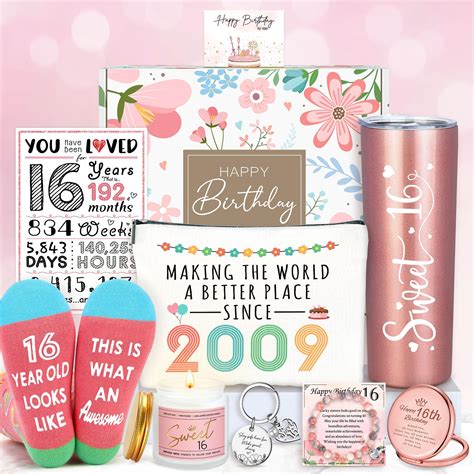 Amazon.com | Sweet 16 Gifts for Girls 16th Birthday Gifts for Girls 16 ...