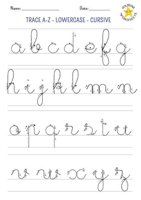 Cursive Alphabet Printable Tracing | Printable Alphabet Letters