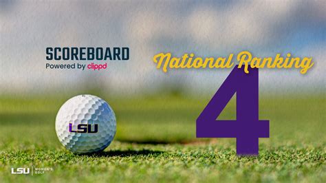 LSU Women's Golf Team Jumps To No. 4 In National Rankings - LSU