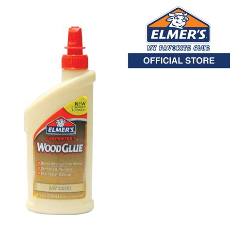 ELMER'S Carpenter's Wood Glue E7010 (236 ml, Stronger Formula) | Shopee ...