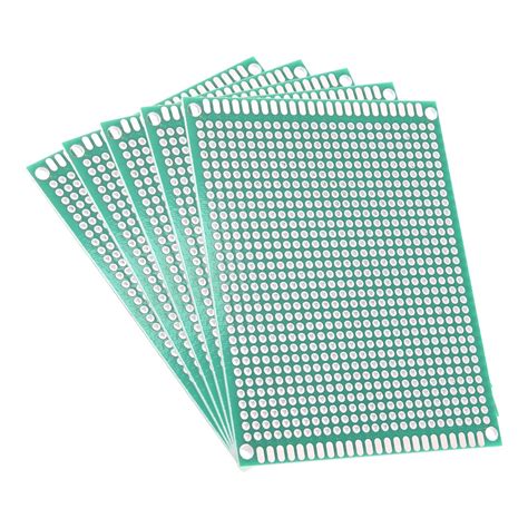 uxcell 5pcs 7x9cm Double Sided PCB Board Universal Printed Circuit ...