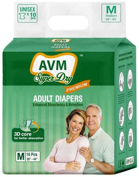 AVM Super Dry Premium Medium Adult Diapers Manufacturer, Supplier from ...
