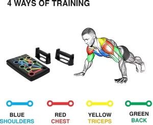 clanton PushUp Board portable and for home gyming for mens & womens ...