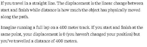 When displacement equal to distance - Brainly.in