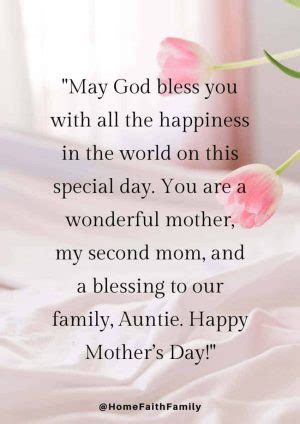 83 Happy Mothers Day Quotes For Your Aunt In 2025 - Home Faith Family