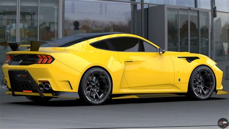 Rendering: New 2026 Ford Mustang Shelby GT500 Looks Like the Ultimate Muscle Car Boss ...