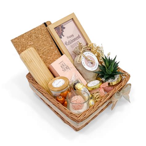 Retirement Gifts Basket With Frame, Diary, Chocolates & Tea