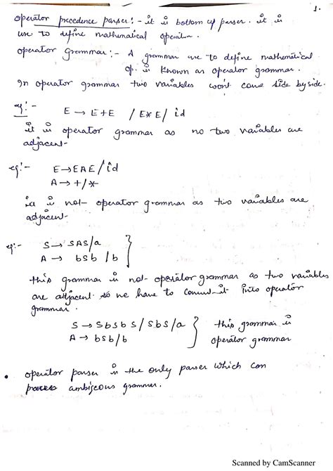 Image result for Operator Precedence Parser