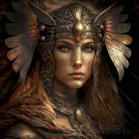 Freya, war-goddess of love, beauty and fertility by flotspe on DeviantArt