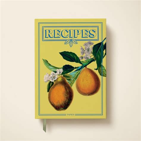 Hanging Fruits | Foiled Recipe Journal | Papier US