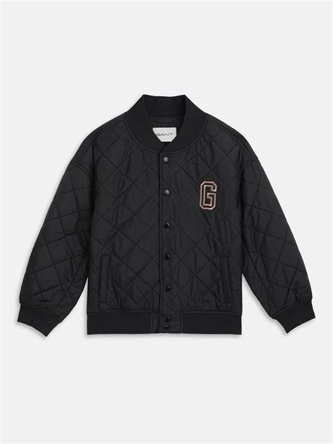 Shop Gant Boys Black Solid High Neck Jacket Online – Iconic India