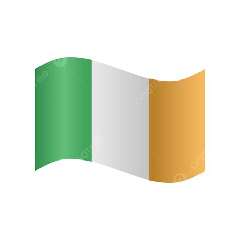 Vector Realistic Illustration Of Ireland Flags, Ireland, Flag, Ireland ...