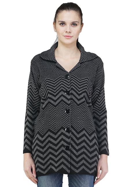 Buy MONTREX Full Sleeve Woolen Cardigan | Stylish Sweater for Womens ...
