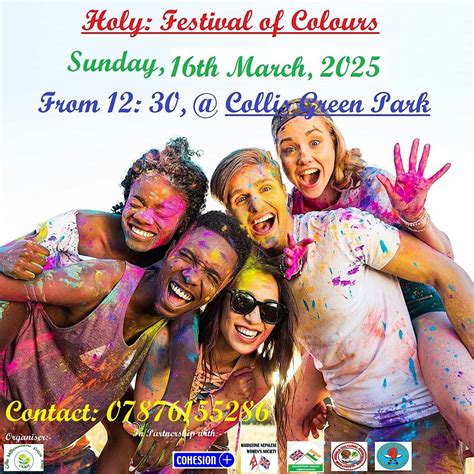 Holi: festival of colours, Collis Millennium Green, Saint Philip's ...