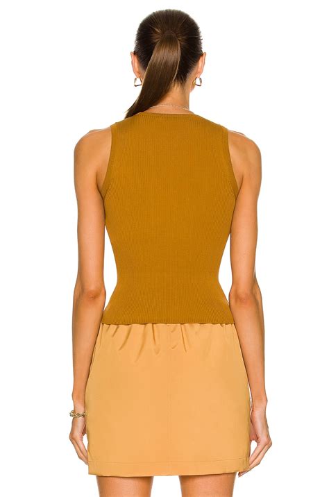 WARDROBE.NYC Knit Tank Top in Mustard | FWRD