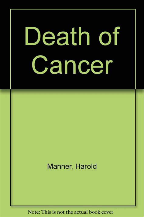 Death of Cancer : Manner, Harold: Amazon.in: Books