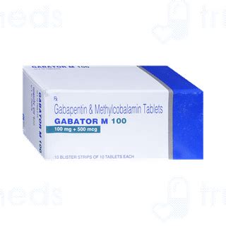 Gabator M 100 Tablet 10 - Uses, Side Effects, Dosage, Price | Truemeds