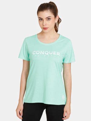 Buy Zivame Rosaline Easy Movement Relaxed Top - Spring Bud-Green Online