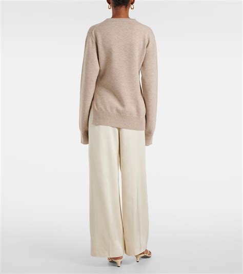 Wool and cashmere sweater in beige - Jil Sander | Mytheresa