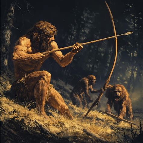 Primitive Humans Building 的图像结果