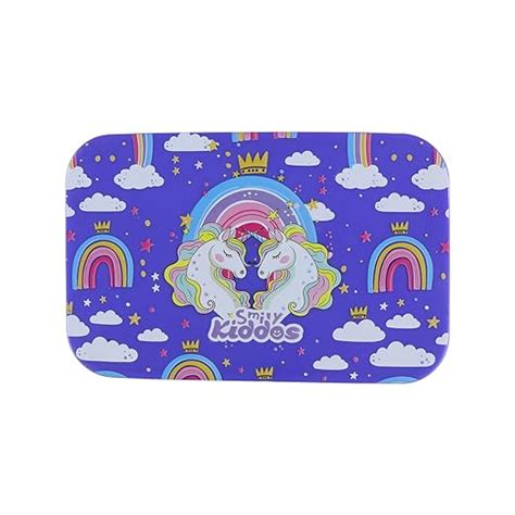 Buy Smily Kiddos Blu Unicorn-Themed Stainless Steel Insulated Brunch ...