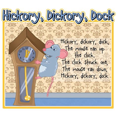Hickory Dickory Dock Hickory Dickory Dock Finger Puppet Book House