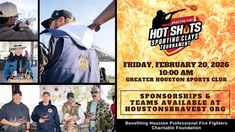 Houston Fire Hot Shots Sporting Clays Tournament, Greater Houston ...