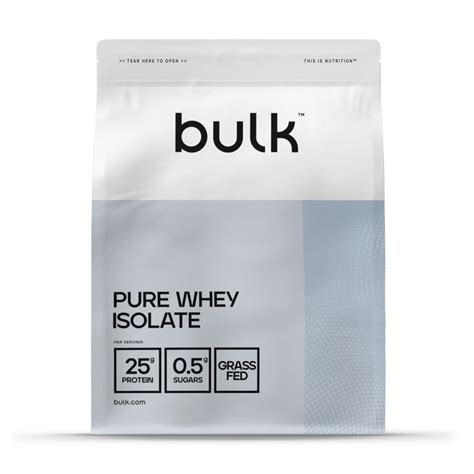 Bulk Pure Whey Protein Isolate, Protein Powder Shake, White Chocolate ...