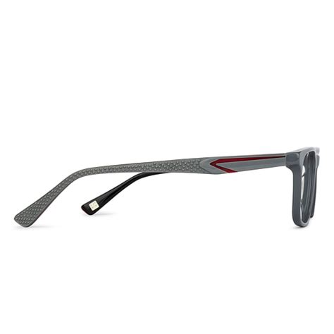 Grey Full Rim Rectangle Vincent Chase Classic Acetate IG-057-C1 Eyeglasses