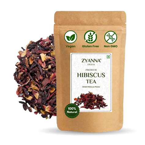 Hibiscus Tea - Tart and Tangy Herbal Tea - Premium Floral Tea - ZYANNA ...