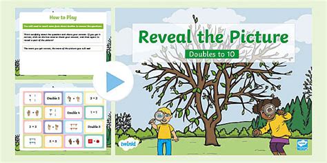 Doubles to 10 Activity - Spring-Themed Maths Game - Twinkl