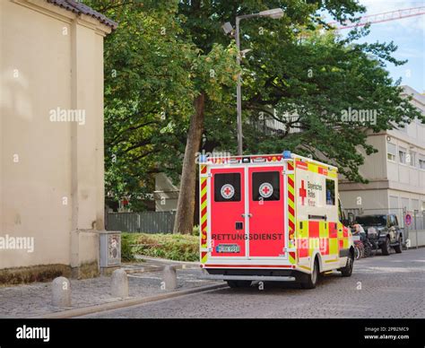 Munich, Germany - August 5, 2022 : German Red Cross Ambulance Car Stock Photo - Alamy