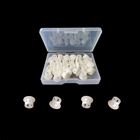 ZYYC 30 Pcs White Plastic Hole Plugs, 8mm (5/16"), White Plastic Plugs ...